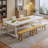 White Rectangular Solid Wood desks-108608845