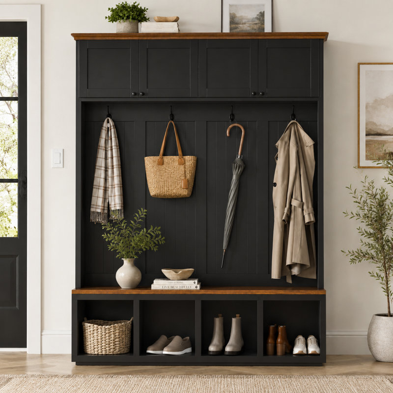 Armoire de vestibule de style moderne, Black