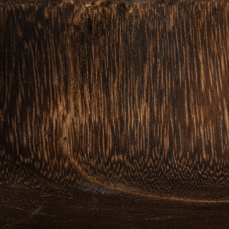 Bol rond rond en bois de paulownia