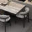 Modern Rock Slab Full Support Dining Table Set