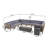 10 - Person Modular Patio Conversation Set with Cushions-640352807
