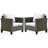 Kaniha Premium All-Weather Wicker 8 - Person Patio Conversation Set with Cushions-1100869606