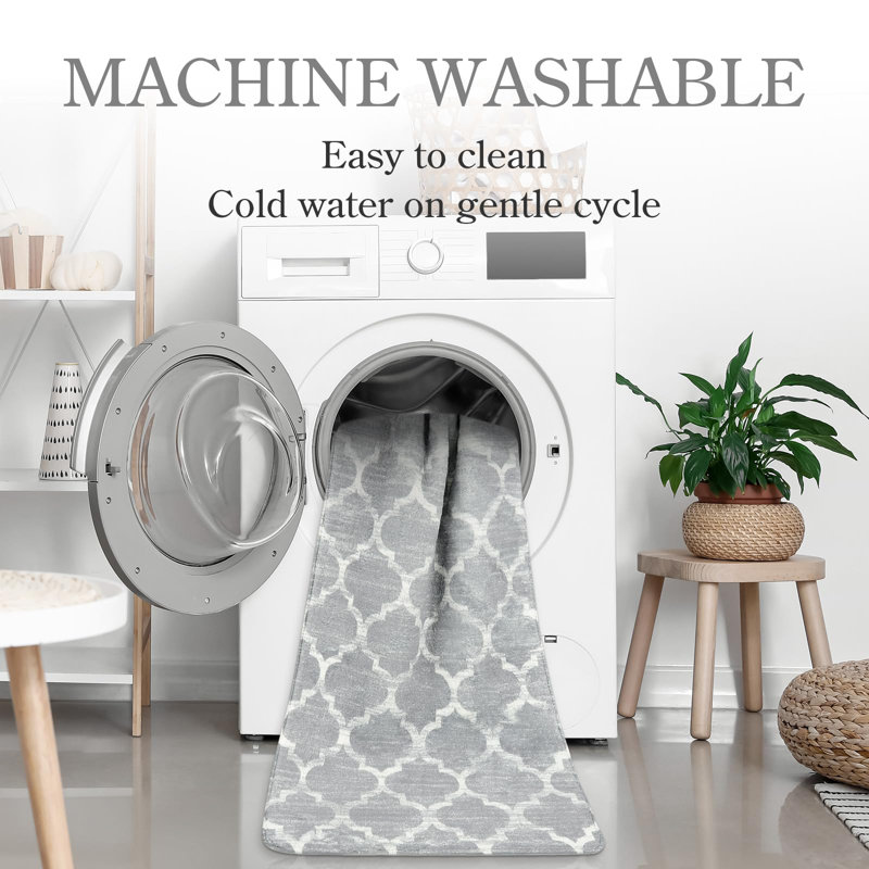 Tawann Classic Moroccan Machine Washable  Area Rugs with Non-Slip Backing Perfect for Living Room, Dining Room, Bedroom Decor