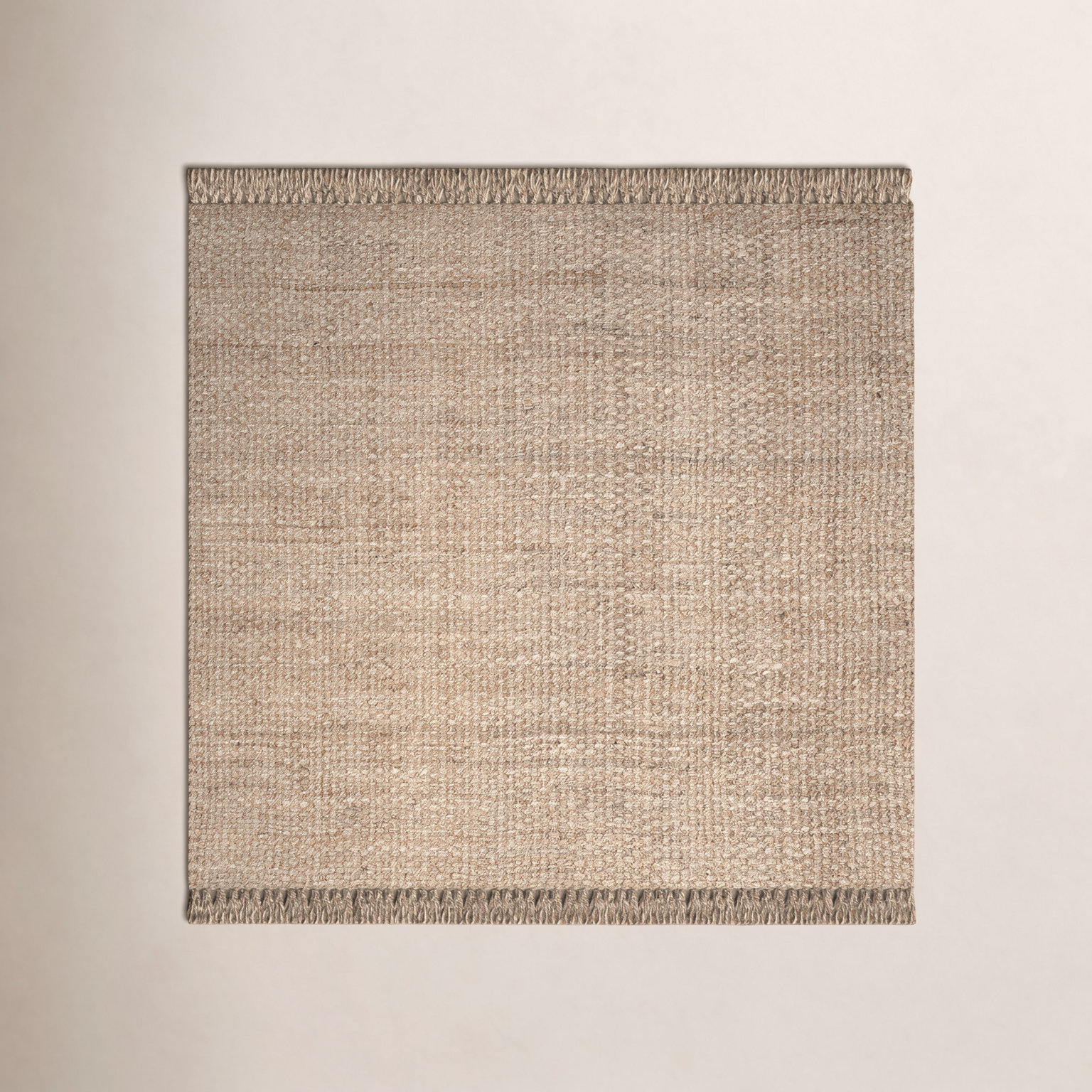 Parkerfield Natural Hand-Woven Jute Rug, Square 9'