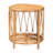 Carboni Bohemian Light Honey Rattan End Table