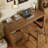 Light-walnut Rectangular Solid Wood desks-107519280