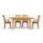 Sarah 4 - Person Solid Wood Top Four Leg Dining Set-16848867-37101031-39921290