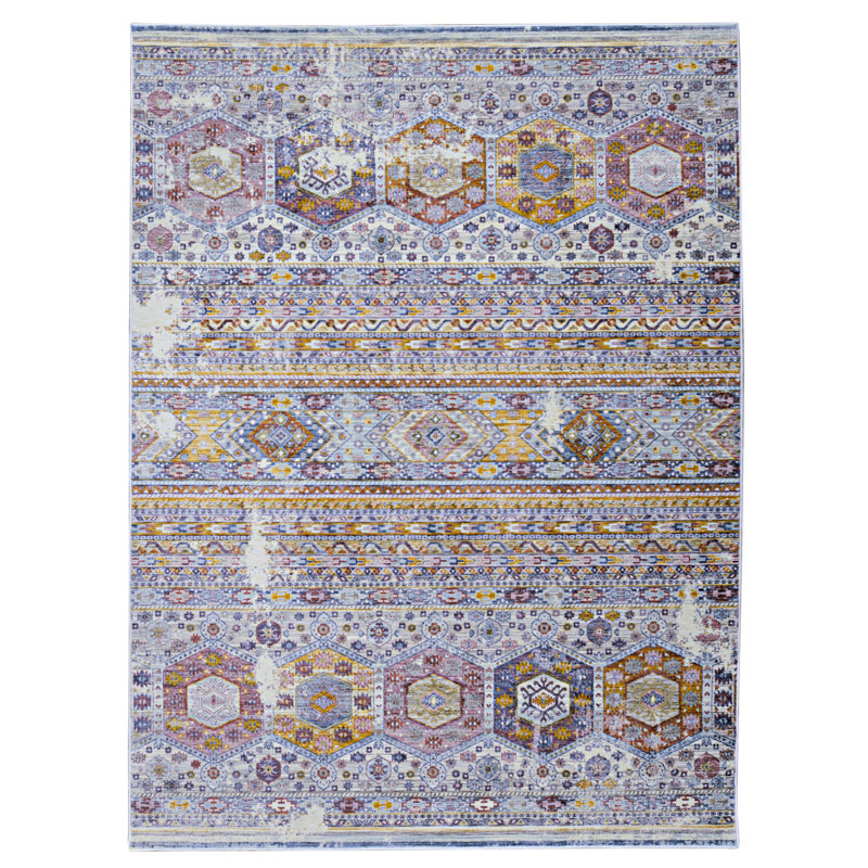 Rectangle Dwayne Rectangle 6'6" X 9'3" Area Rug