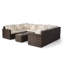 Yancey 5 Seater Rattan Corner Sofa Set