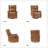 Allan Faux Leather Swivel Rocker Manual Recliner-2039150241