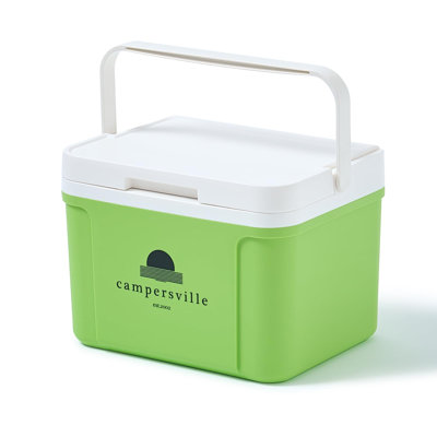 Glacière rigide de 4,5 L, glacière longue durée, boîte isotherme portable pour la conservation de la glace, idéale pour les voyages, la plage, les pique-niques, le camping, la pêche, facile à nettoyer