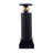 Lemo Candle Holder, Gold Sphere Accent, 18 Inch Black Iron Column Pillar-123774350