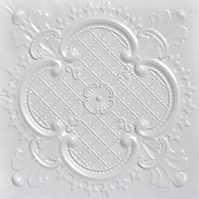 Carreau de plafond en étain 2 pi x 2 pi Majestic