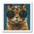 White Framed Paper Print