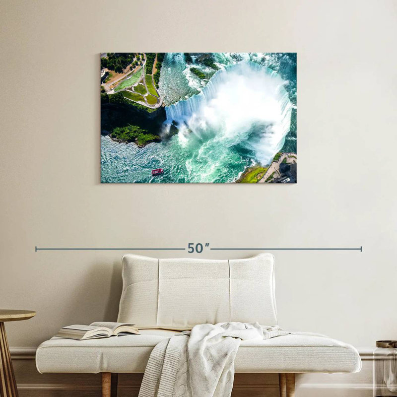 Alvord Niagara Falls From Above, 24" H x 36" W