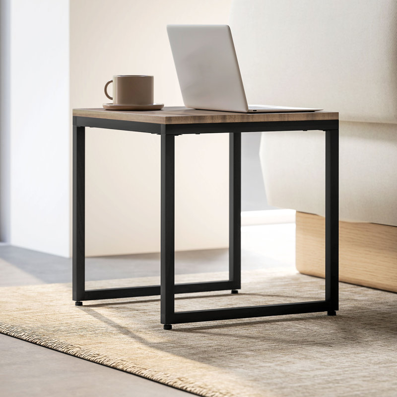 Nesting Coffee Table Set of 3, End Tables for Living Room, Brown