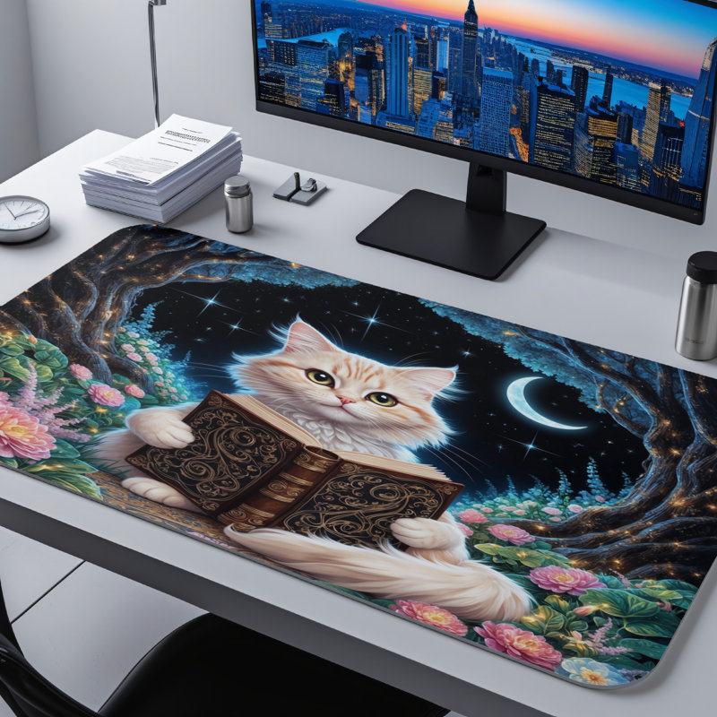 Polyester Desk Pad, 23.6x13.8