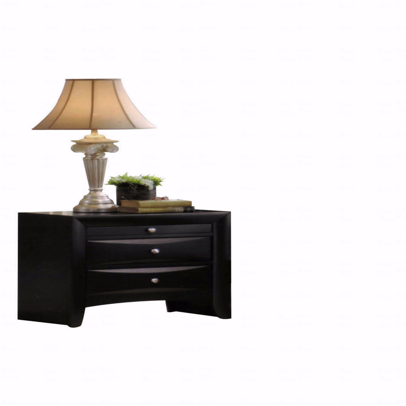 Black Finish Nightstand