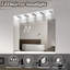 Luminaire pour meuble-lavabo mural 32 po à 5 lumières DEL en chrome 32 po-786004878-786004879