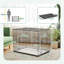 Metal Collapsible Pet Crate with 2 Doors-108045878