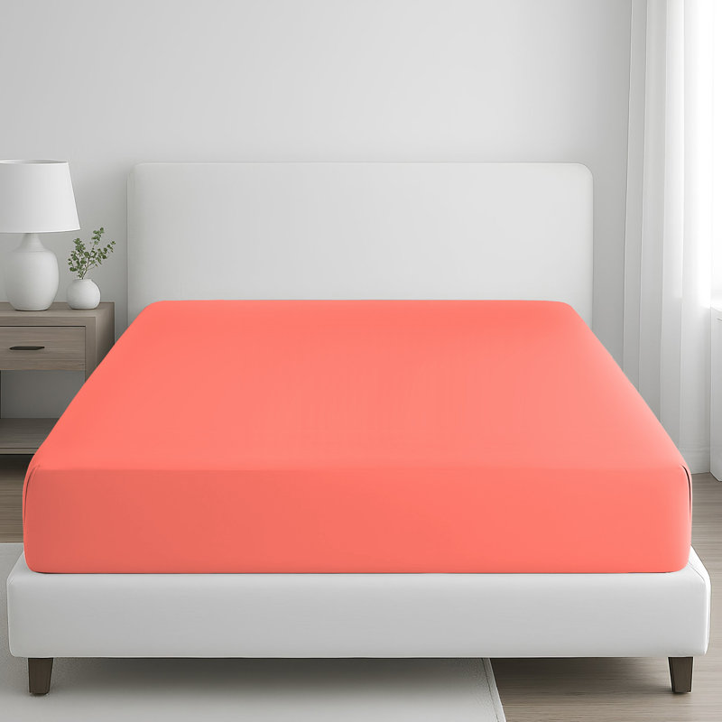 100% Cotton Flatweave Fitted Sheet, Single (3')