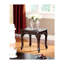 Table basse 3 pièces avec pieds en cabriole de style cerisier foncé de style traditionnel et conception complexe 1 table basse 2 tables de bout