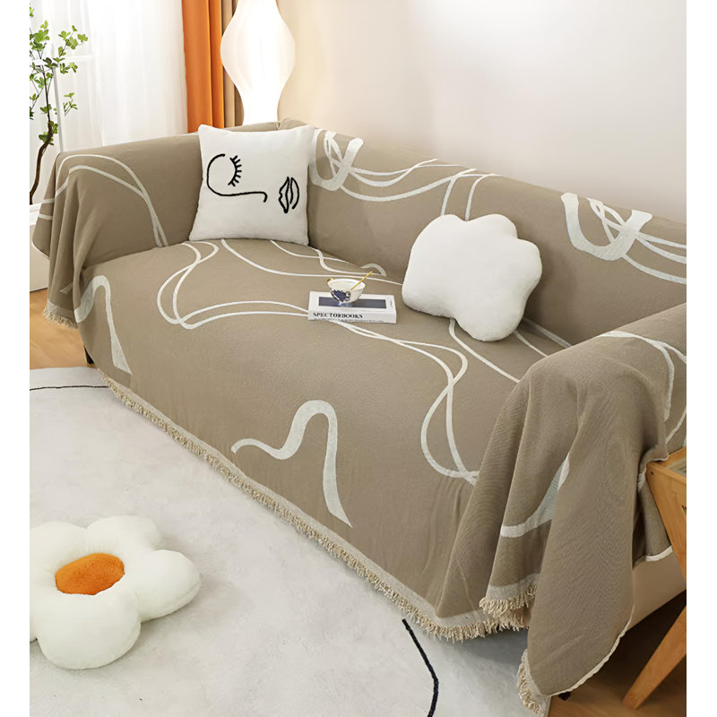 Sofa Slipcover, 165.35" W x 70.86" D