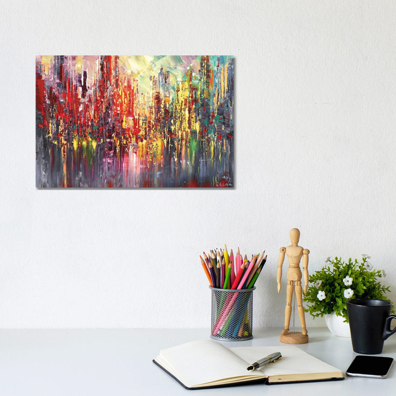 Tango by Tatiana Iliina - Wrapped Canvas Painting, 20.32 cm H x 30.48 cm W