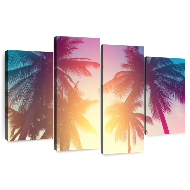Harnek Tropical Palm Tree Grove, 32" H x 52" W
