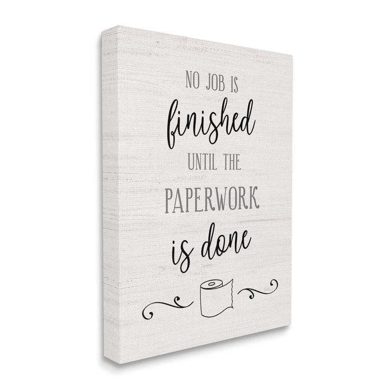 Papier hygiénique No Natal, Toile tendue, H 30 po x l 24 po