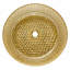 Lavabo de salle de bain rond en verre texturé 14 po Scotch - Collection Timeless-128513469-128042368