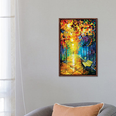 Misty Park I by Leonid Afremov - Painting on Canvas