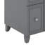 Armoire de meuble-lavabo 24 po avec lavabo en céramique, armoire de rangement avec 2 tiroirs 24 po-1039590055