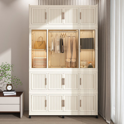 Organisateur de garde-robe portable pour vêtements