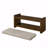40" Accent Bench with Lower Shelf Shoe Rack, Padded Seating Bench, Linen-536424860-531177042