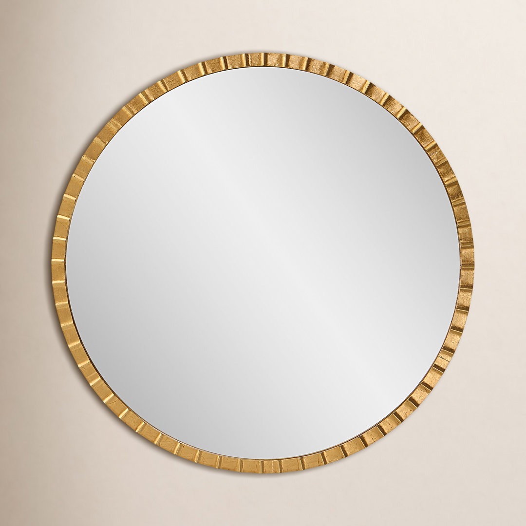 Ceram Metal Round Wall Mirror Birch Lane™