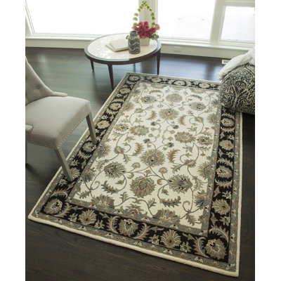 Tapis oriental gris anthracite Annito Reverie