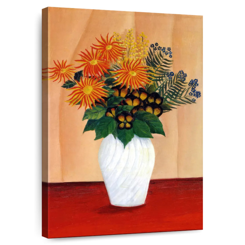 Bouquet de fleurs Harnek 1909-10, H 30 po x l 20 po