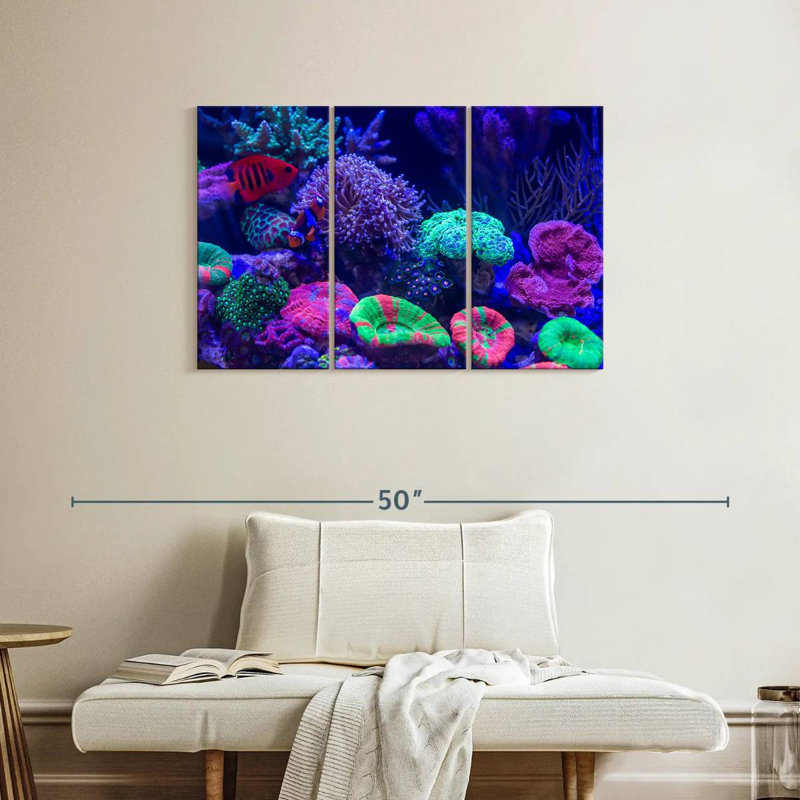 Coral Homes For The Fishes, H 24 po x l 38 po