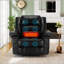 Fauteuil inclinable de massage en cuir respirant-974486910