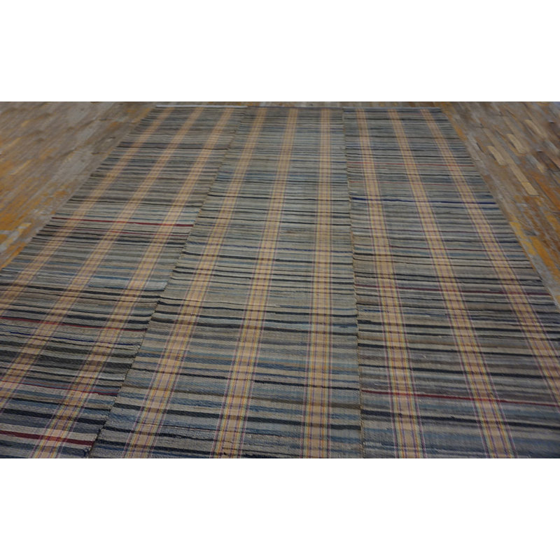 Antique American Rag Flat Weave Rug