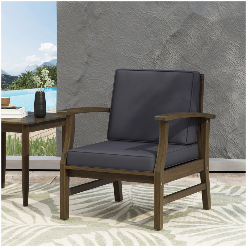 CHAISE CLUB PERLA, GRIS FONCÉ, Gris foncé, Gris foncé