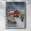 «Christmas Tree Barn», reproduction encadrée - bois massif-1938920323