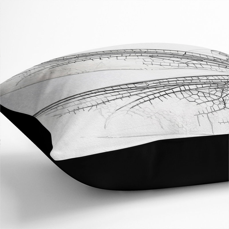 Square Cushion, Black, 40cm H x 40cm W x 15cm D