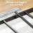 Platform Bed Frame with Wood Headboard and Footboard No Box Spring Needed-1274742082