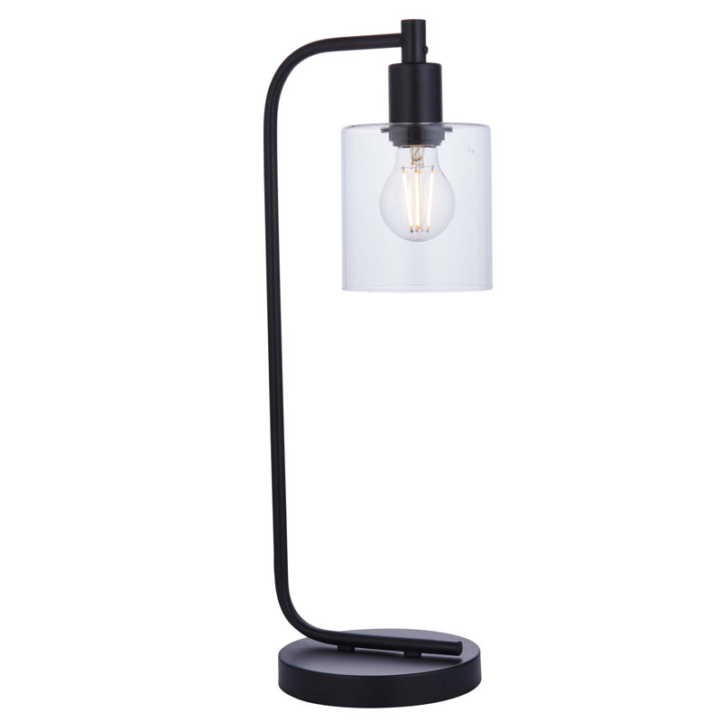 Arner 54Cm Black Arched Table Lamp
