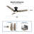 44'' Ceiling Fan with Light Kit