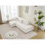 Scandinavian - Inspired Plush L - Shaped Tufted Corner Sofa With Decorative Pillows-1488068112-1495446432