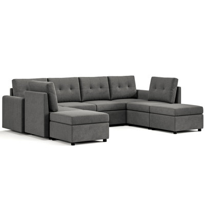 8 Seat Storage Couches Sectional Sofas by Hokku Designs