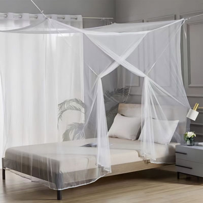 Bed Mosquito Net Bedroom Decorative Side Opening Net Curtains